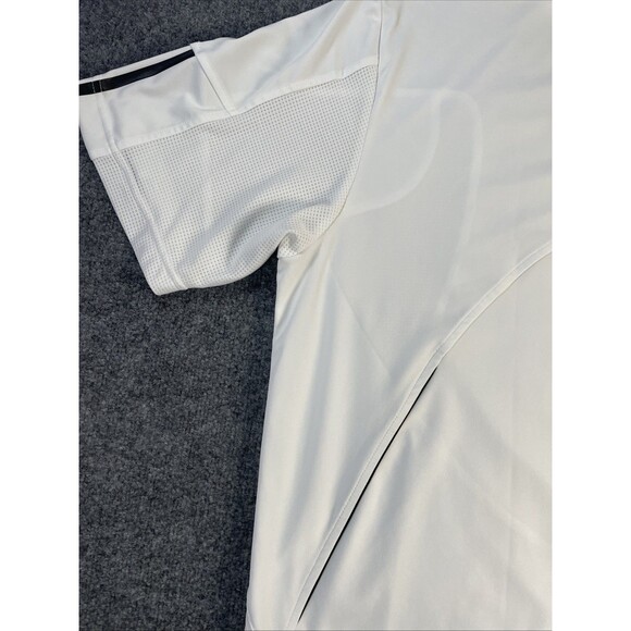 Adidas Shirt 1/4 Zip Mens Extra Large Tennis Soccer Clima365 White Formotion XL - Picture 12 of 15